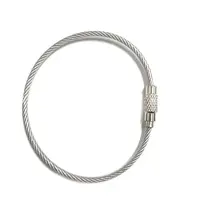 Stainless Steel Cable Wire Keychain