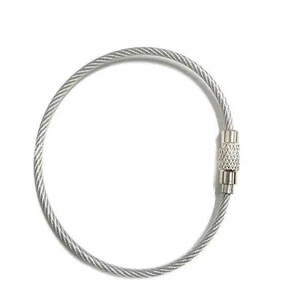 Stainless Steel Cable Wire Keychain
