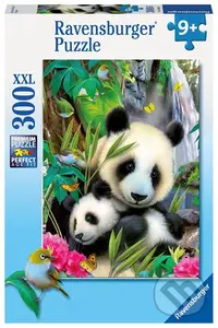 Milé pandy - puzzle z kategorie 60 - 300 dílků