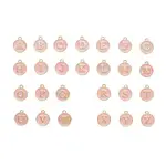 2 Sets 2 Styles Golden Plated Alloy Enamel Charms