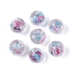 Handmade Foil Lampwork Beads