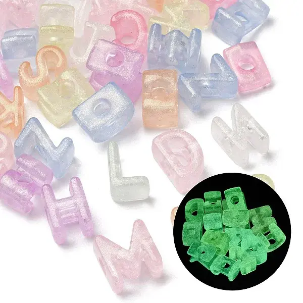 Luminous Transparent Acrylic Beads