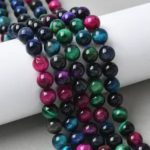 Natural Tiger Eye Beads Strands