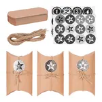 24Pcs Foldable Cordboard Paper Pillow Boxes