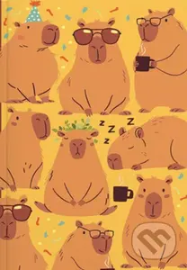 Notes linkovaný A5 lamino Kapybary