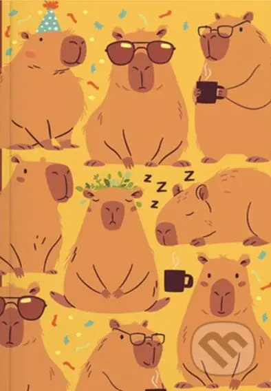 Notes linkovaný A5 lamino Kapybary