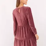 Dress-D10040Z30289-dark pink