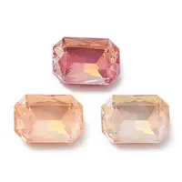 Electroplate K9 Glass Rhinestone Cabochons