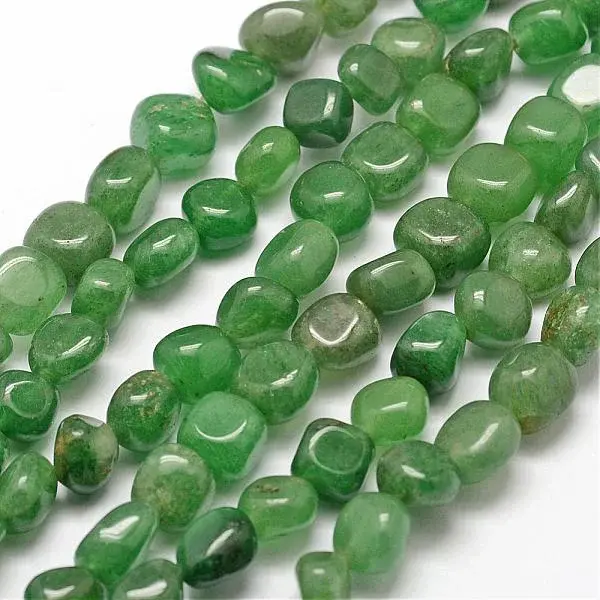 Natural Green Aventurine Beads Strands
