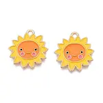 Thanksgiving Day Theme Alloy Enamel Pendants