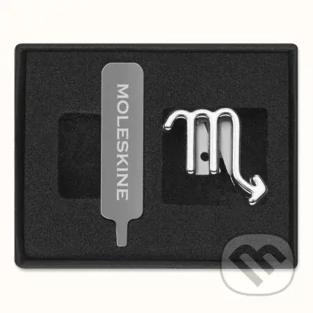 Moleskine  - ozdoba na zápisník - znamenie zverokruhu Škorpión