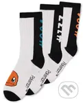 Pánske ponožky Pokémon: Characters (EU 35-38) biele