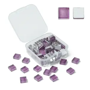 60Pcs Transparent Glass Cabochons