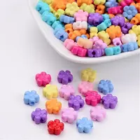 Solid Color Acrylic Beads