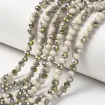 Electroplate Opaque Glass Beads Strands