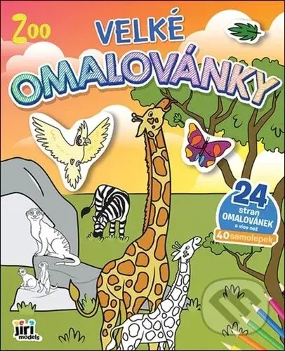 Velké omalovánky Zoo - kniha z kategorie Omalovánky