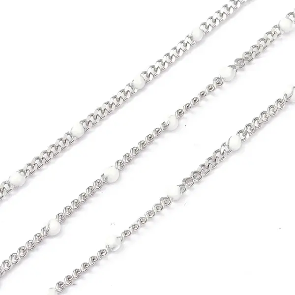 304 Stainless Steel Enamel Curb Chains