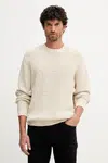 Bavlněný svetr Pepe Jeans pánský, béžová barva, PM7000022