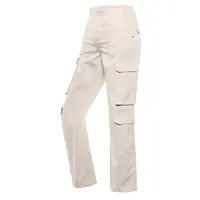 Women's wide pocket pants nax NAX SERDA pastel parchment