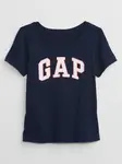 Tmavomodré dievčenské tričko s logom GAP