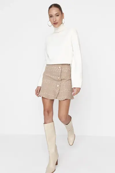 Dámska sukňa Trendyol Buttoned