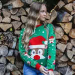 Dámsky sveter Deer Frogies Christmas