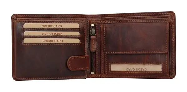 Pánska kožená peňaženka Lagen 6535 Brown