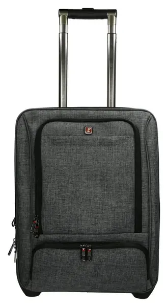 Kabínový kufor Enrico Benetti Frankfurt Notebook Trolley 40 l Grey