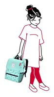 Detský batoh Reisenthel Backpack Kids Cats and dogs mint