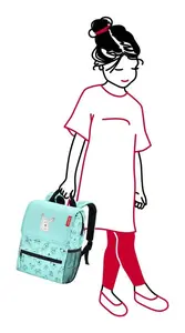Detský batoh Reisenthel Backpack Kids Cats and dogs mint