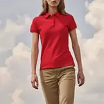 Red Polo Shirt 65/35 Polo Fruit of the Loom