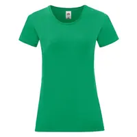 Iconic Women's Green Fruit of the Loom Women's T-shirt