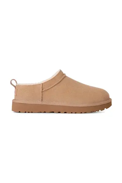 Semišové papuče UGG Classic Micro
