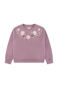 Detská mikina Levi's ROSE FRONT TUCK CREW