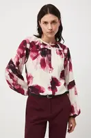 Halenka Medicine dámská, béžová barva, vzorovaná