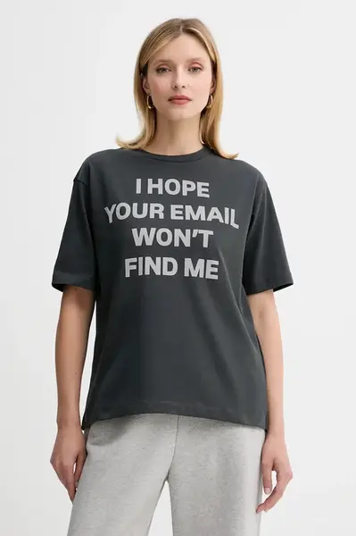 Bavlnené tričko MAX&Co. dámske, šedá farba, 2528976032200