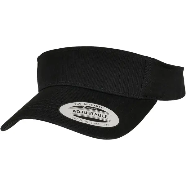 Curved visor cap black