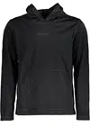 CALVIN KLEIN MEN'S BLACK ZIPLESS SWEATSHIRT