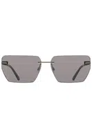 CALVIN KLEIN MEN'S SUNGLASSES SILVER