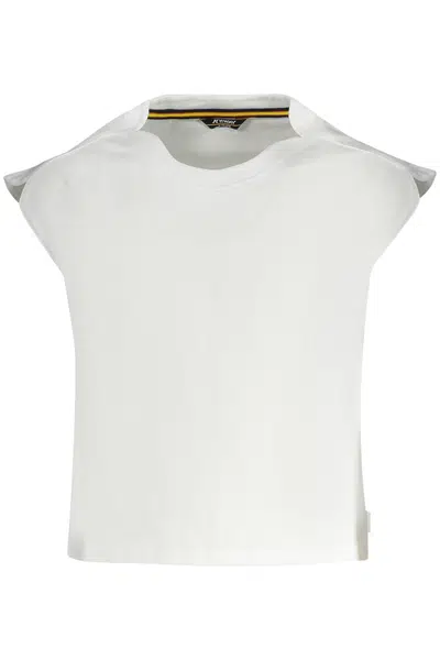K-WAY SHORT SLEEVE T-SHIRT GIRL WHITE