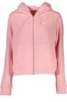 TOMMY HILFIGER WOMEN'S PINK ZIP SWEATSHIRT