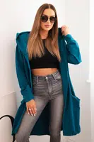 Oversize Navy Hooded Cape