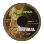 Korda jemná šňůrka Super Natural 18lb 20m hnědá
