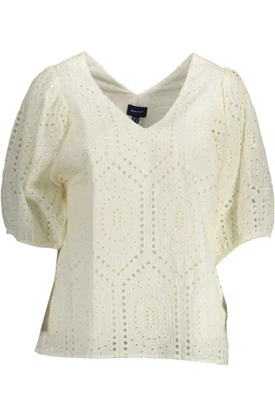 GANT WOMEN'S SHORT SLEEVE T-SHIRT WHITE