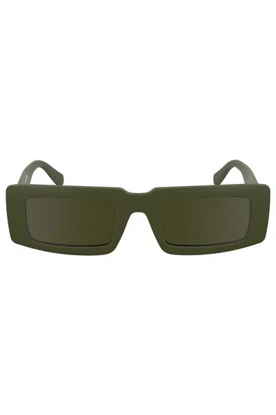 CALVIN KLEIN WOMEN&#039;S SUNGLASSES GREEN