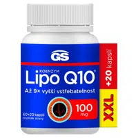 GS Koenzym Lipo Q10 100 mg XXL 60 + 20 kapslí