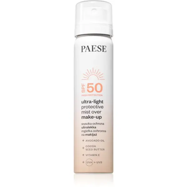 Paese Ultra-light Protective Mist Over Make-up fixační sprej na make-up SPF 50 75 ml