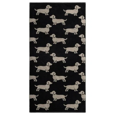 Cawoe OSUŠKA DO SPRCHY, 80/150 cm, černá, béžová
