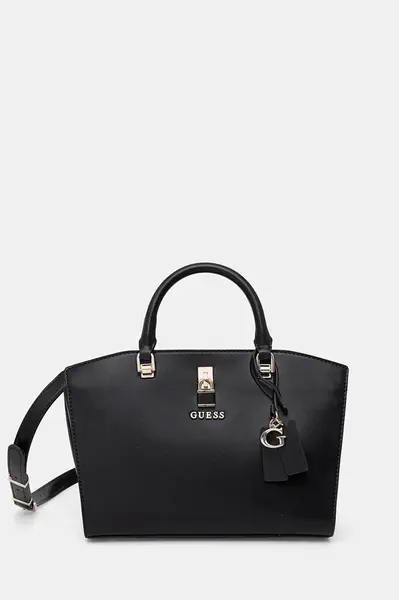 Kabelka Guess QUEENSLAND černá barva, HWVG96 55060