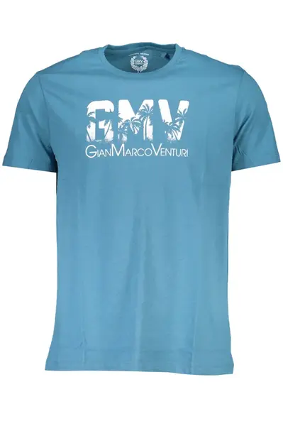 Modré pánské triko Gian Marco Venturi